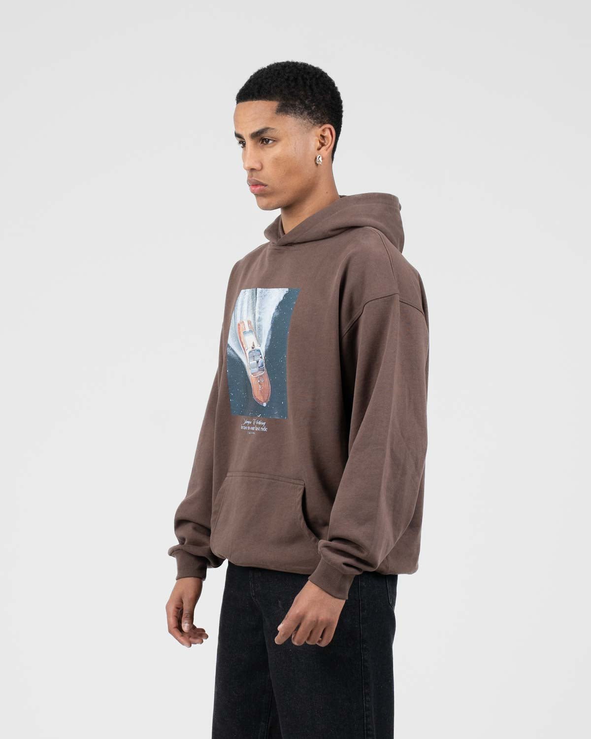 Como Graphic Hoodie Brun | Skagen - clothing.dk